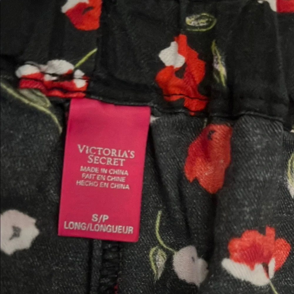 Victoria’s  Secret Floral Black Pajama Pants